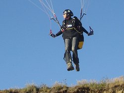 Kai having just done a beach take off at Hive